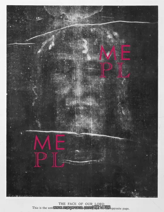 : The Turin Shroud - Face : The Turin Shroud - Face