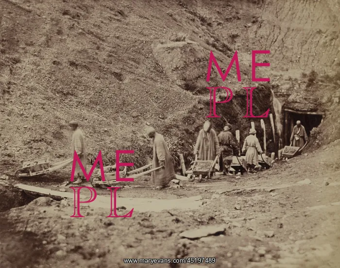 : Turkestani workers hauling coal from an ? : Turkestani workers hauling coal from an ?