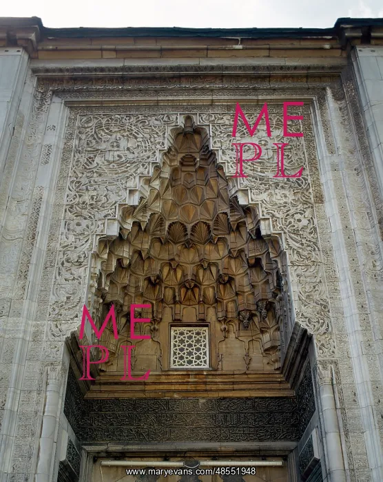 : Turkey. Bursa. Yesil Mosque. Ottoman style. 15th century. En : Turkey. Bursa. Yesil Mosque. Ottoman style. 15th century. En
