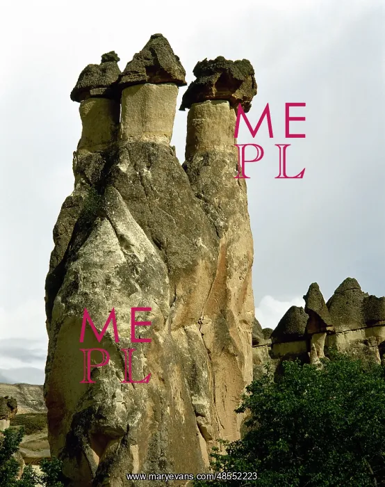 : Turkey. Cappadocia. Pasabaglari. Monk's Valley. Fairy chimne : Turkey. Cappadocia. Pasabaglari. Monk's Valley. Fairy chimne