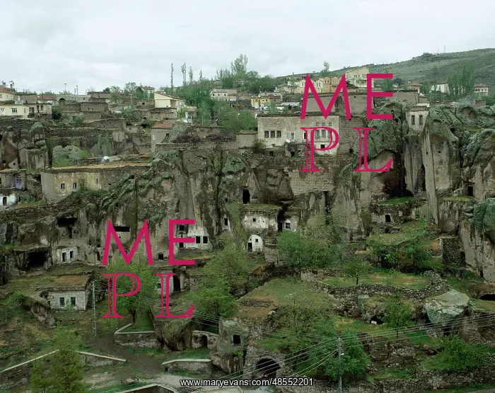 : Turkey. Cappadocia. The town Guzelyurt. Central Anatolia : Turkey. Cappadocia. The town Guzelyurt. Central Anatolia