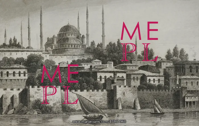 : Turkey. Constantinople. Sultan Ahmed Mosque or Blue Mosque : Turkey. Constantinople. Sultan Ahmed Mosque or Blue Mosque