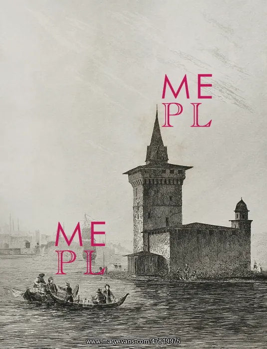 : Turkey. Constantinople (today Istanbul). Maiden's Tower : Turkey. Constantinople (today Istanbul). Maiden's Tower