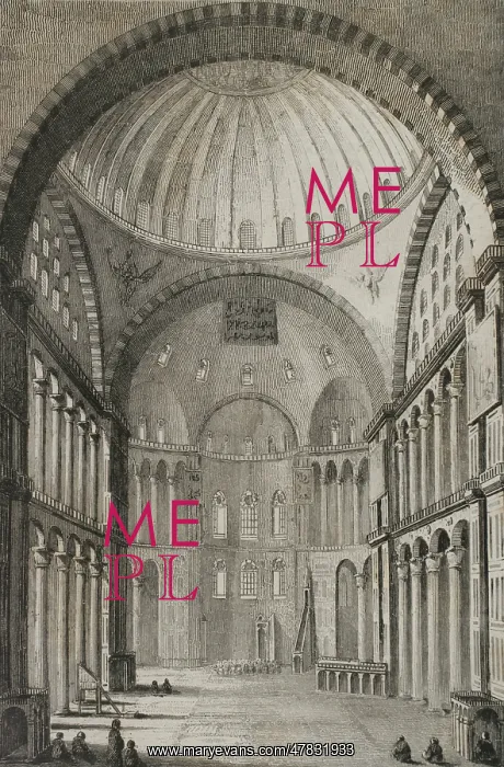 : Turkey. Constantinople (today Istanbul). Hagia Sophia : Turkey. Constantinople (today Istanbul). Hagia Sophia