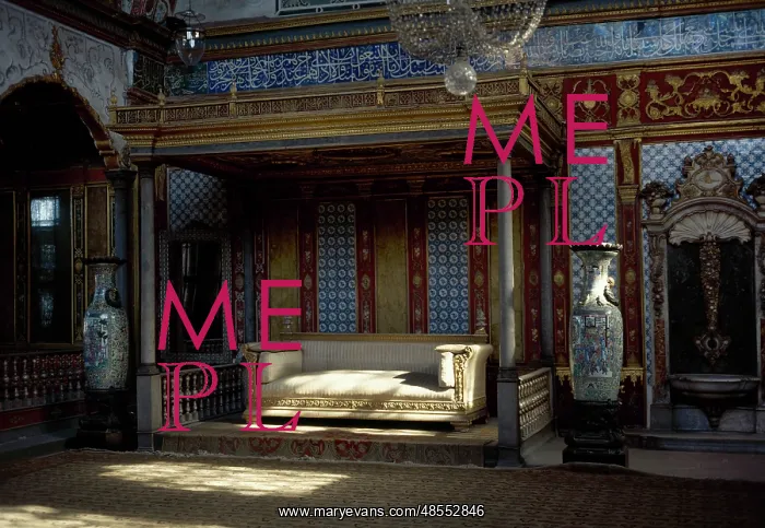 : Turkey. Istanbul. Topkapi Palace. Great Hall : Turkey. Istanbul. Topkapi Palace. Great Hall