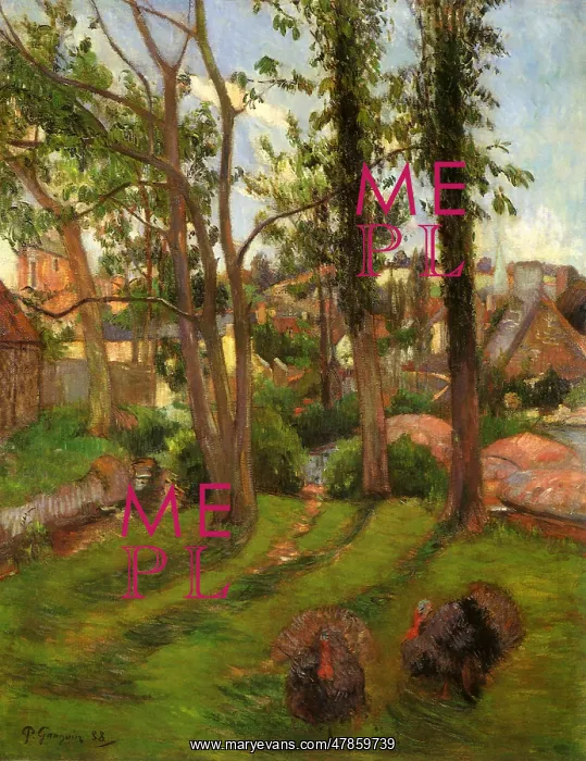  : Turkeys, by Gauguin