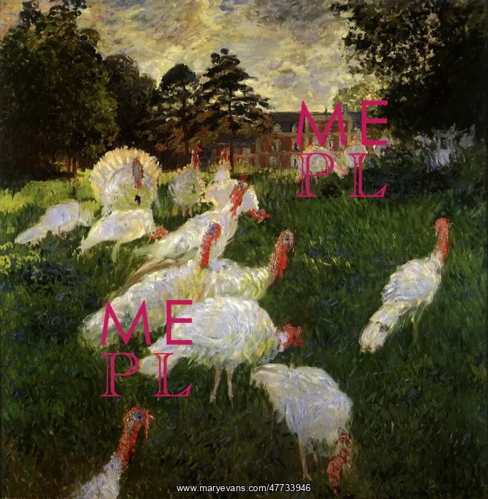  : Turkeys, by Monet