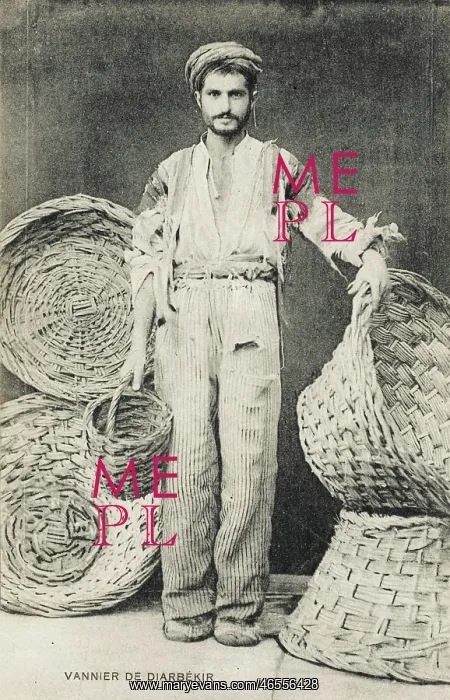 : Turkish Basketmaker - Diarbekir, Turkey : Turkish Basketmaker - Diarbekir, Turkey