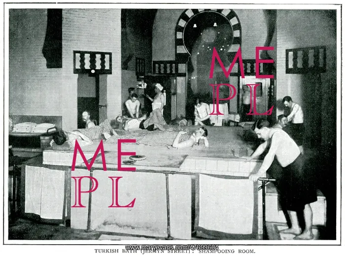 : Turkish bath 1900 : Turkish bath 1900