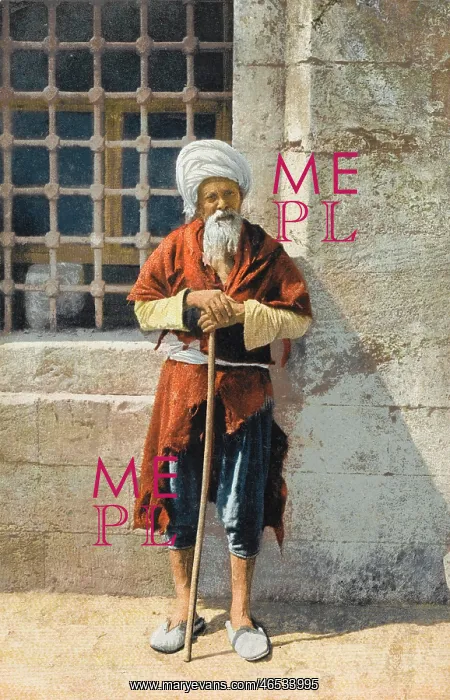 : A Turkish Beggar in Constantinople, Turkey : A Turkish Beggar in Constantinople, Turkey