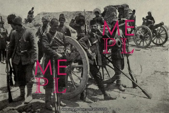 : Turkish cannons captured by the Armenians of Van : Turkish cannons captured by the Armenians of Van