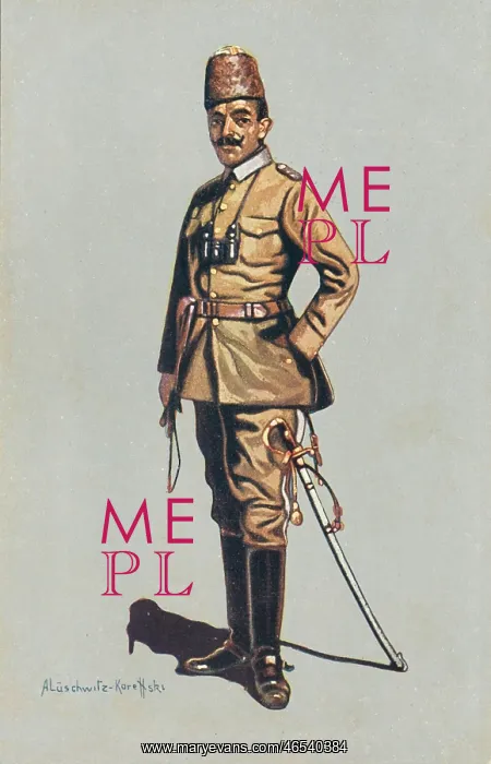 : Turkish cavalry Officer - WWI : Turkish cavalry Officer - WWI