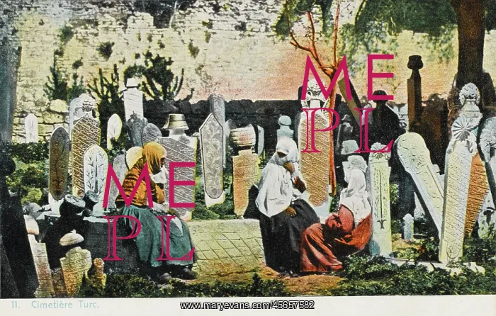 : Turkish cemetery - Constantinople : Turkish cemetery - Constantinople