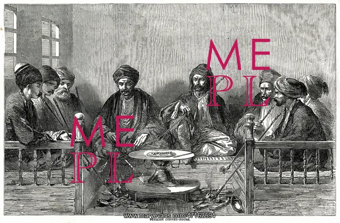 : Turkish coffee house 1853 : Turkish coffee house 1853