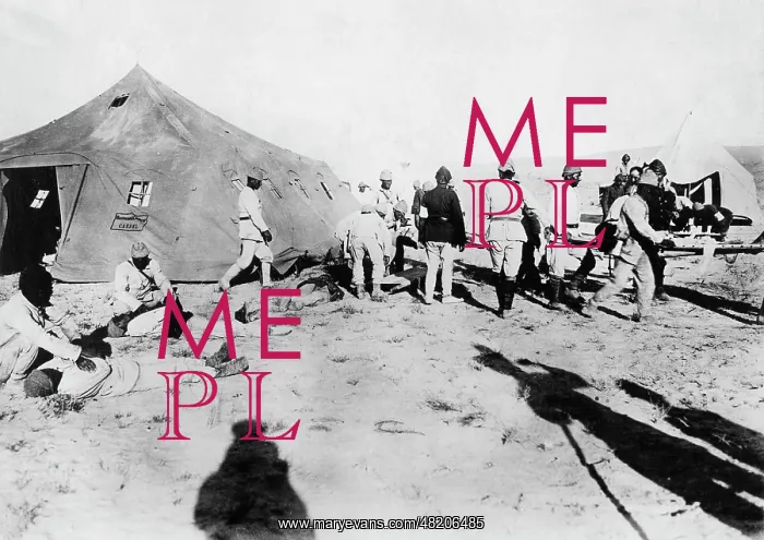 : Turkish field hospital, 1917 : Turkish field hospital, 1917