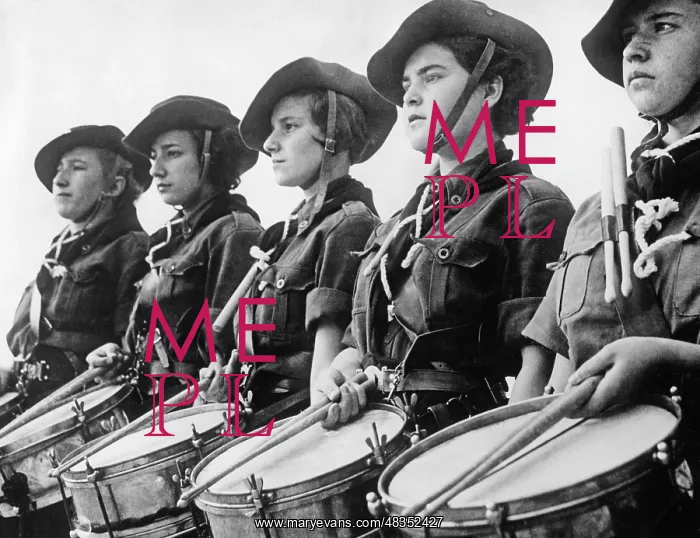 : Turkish girl scouts, 1939 : Turkish girl scouts, 1939