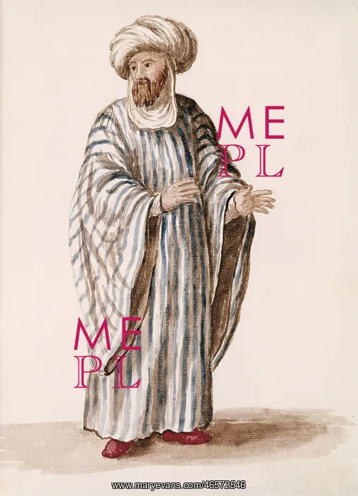 : Turkish merchant. Watercolour : Turkish merchant. Watercolour