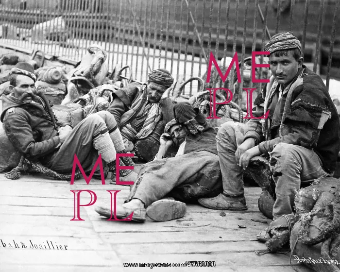 : Turkish porters resting, Turkey : Turkish porters resting, Turkey