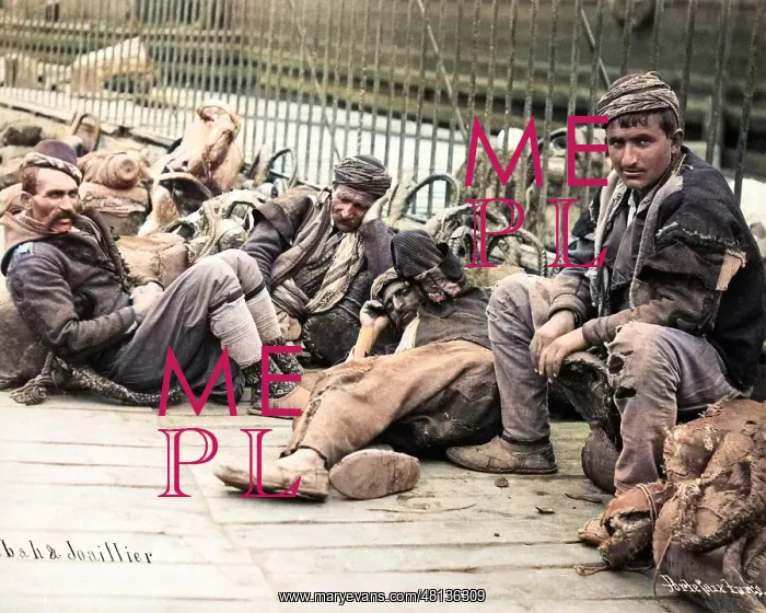 : Turkish porters resting, Turkey : Turkish porters resting, Turkey