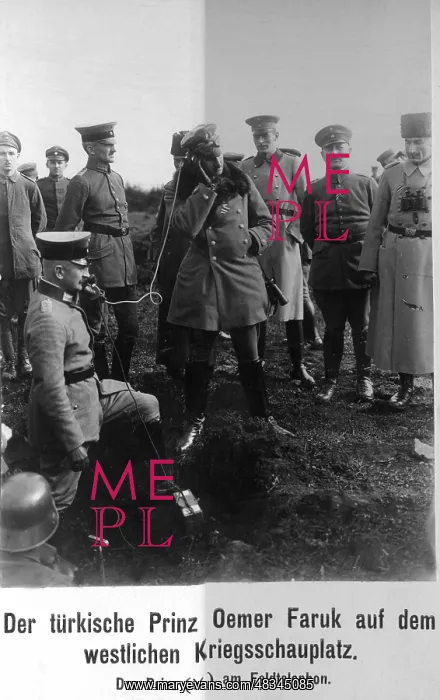 : The Turkish prince in the Western theater of war, 1917 : The Turkish prince in the Western theater of war, 1917