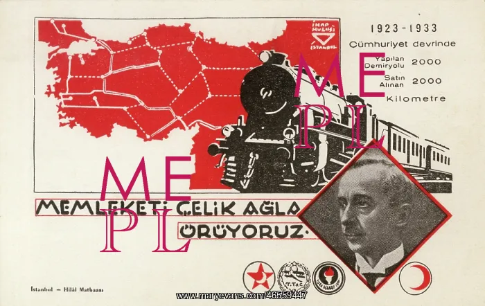 : Turkish Railway Network - Celebrating 10 Years of the Republ : Turkish Railway Network - Celebrating 10 Years of the Republ