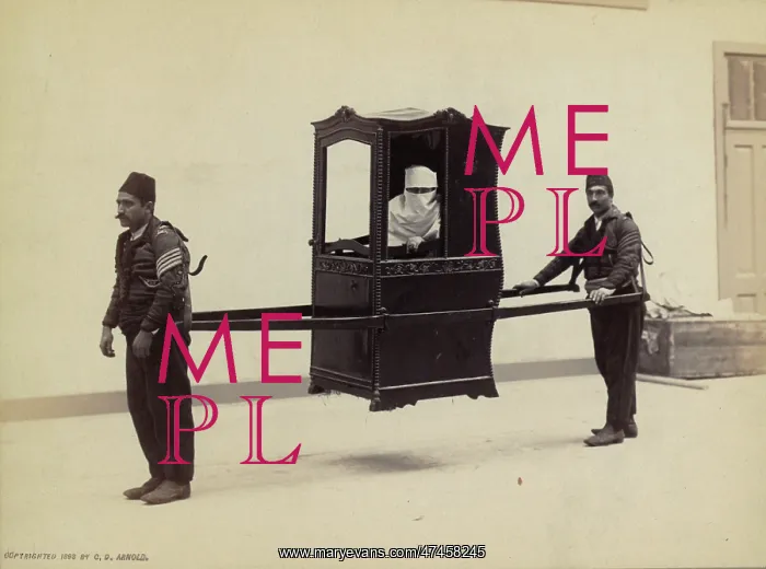 : Turkish sedan chair : Turkish sedan chair