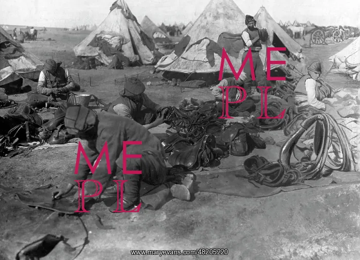 : Turkish troops in the desert, 1917 : Turkish troops in the desert, 1917