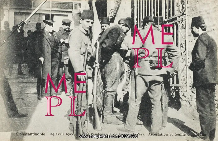 : Turkish Troops in front of the French Embassy : Turkish Troops in front of the French Embassy