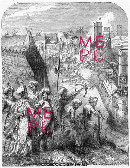 : TURKS BESIEGE RHODES : TURKS BESIEGE RHODES