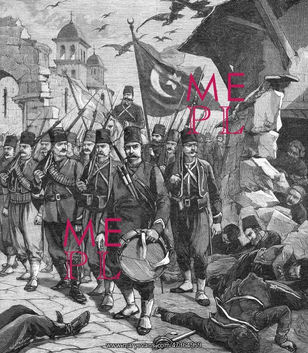 : TURKS ENTER LARISSA 1897 : TURKS ENTER LARISSA 1897