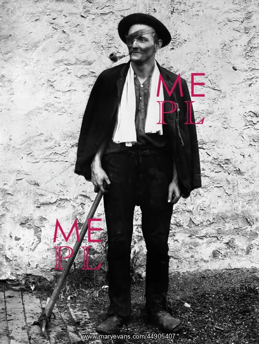 : Turn Of The Century Man With Eye : Turn Of The Century Man With Eye
