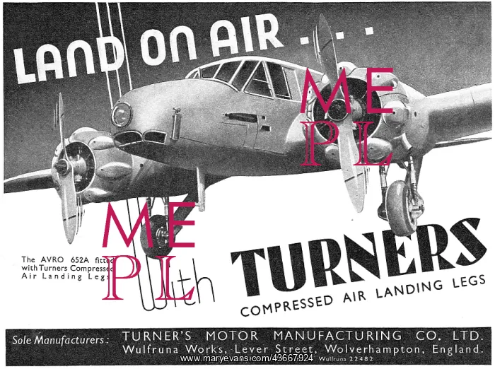 : Turners Compressed Air Landing Legs : Turners Compressed Air Landing Legs