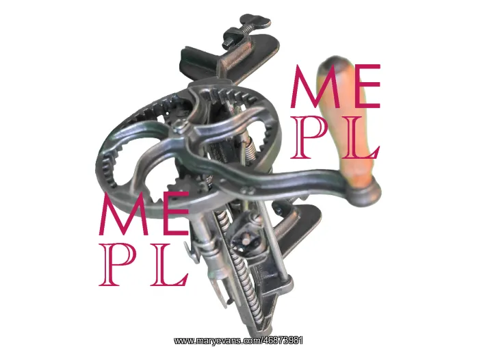 : Turntable apple peeler with wooden handle : Turntable apple peeler with wooden handle