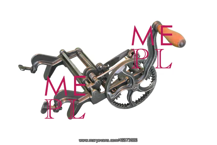 : Turntable apple peeler with wooden handle : Turntable apple peeler with wooden handle
