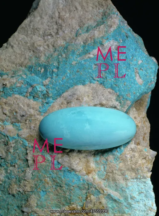 : Turquoise. A specimen of the mineral turquoise (hydrated copper aluminum phosphate) : Turquoise. A specimen of the mineral turquoise (hydrated copper aluminum phosphate)