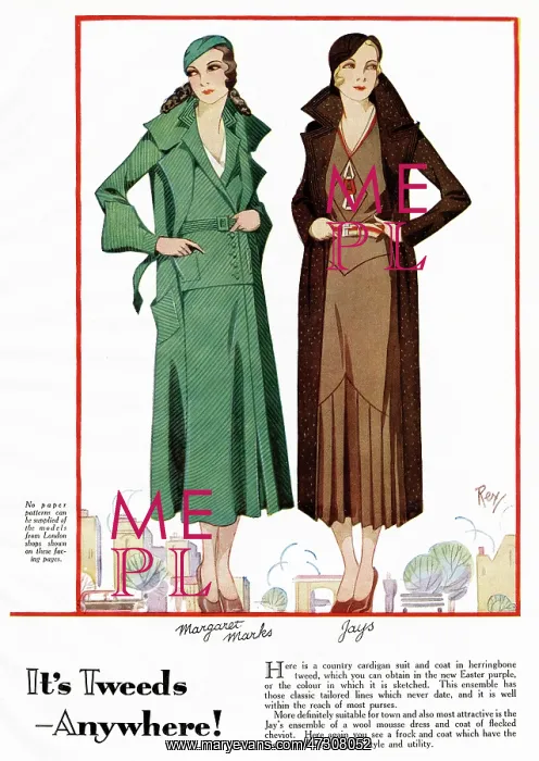 : TWEED FASHIONS FOR 1932 : TWEED FASHIONS FOR 1932