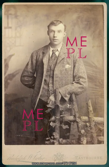 : TWEED JACKET / PHOTO 1880S : TWEED JACKET / PHOTO 1880S