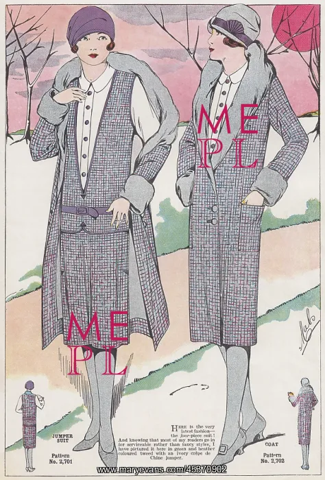 : Tweed suit and coat : Tweed suit and coat