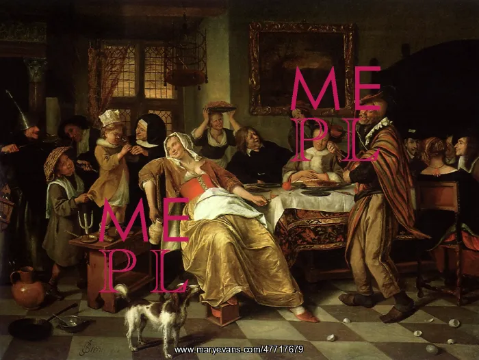  : Twelfth Night, by Jan Steen