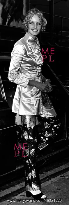 : Twiggy (b. 1949), British model, full length, 1968, birth name: Lesley Hornby : Twiggy (b. 1949), British model, full length, 1968, birth name: Lesley Hornby