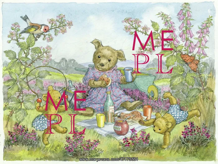 : The Twins Have a Picnic ' teddy bears : The Twins Have a Picnic ' teddy bears