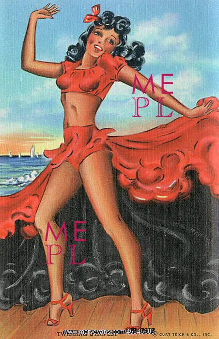  : Twirling Tempest dancer in red and black gown