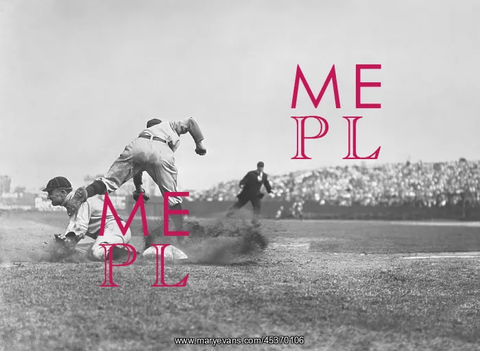  : Ty Cobb steals third base and slides into