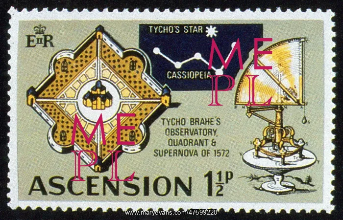 : Tycho Brahe Postage Stamp : Tycho Brahe Postage Stamp