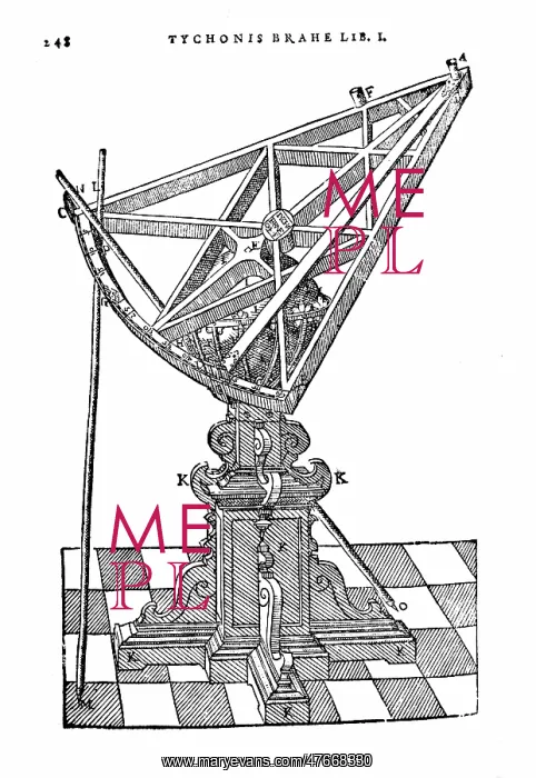 : Tycho Brahe, Triangular Sextant, 1582 : Tycho Brahe, Triangular Sextant, 1582