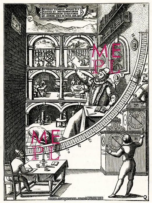 : Tycho Brahe at work 1576 : Tycho Brahe at work 1576