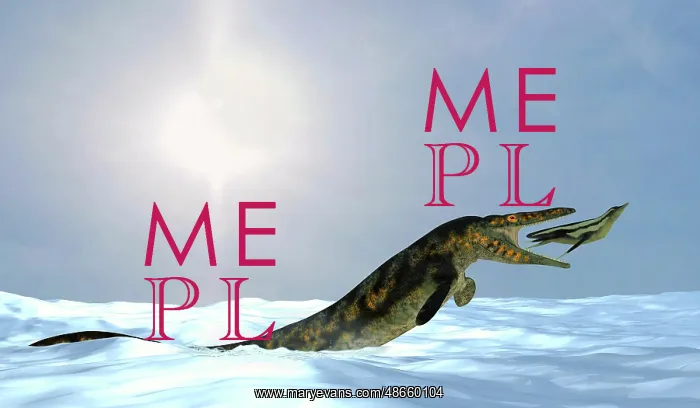 : A Tylosaurus attacks a fleeing Dolichorhynchops : A Tylosaurus attacks a fleeing Dolichorhynchops