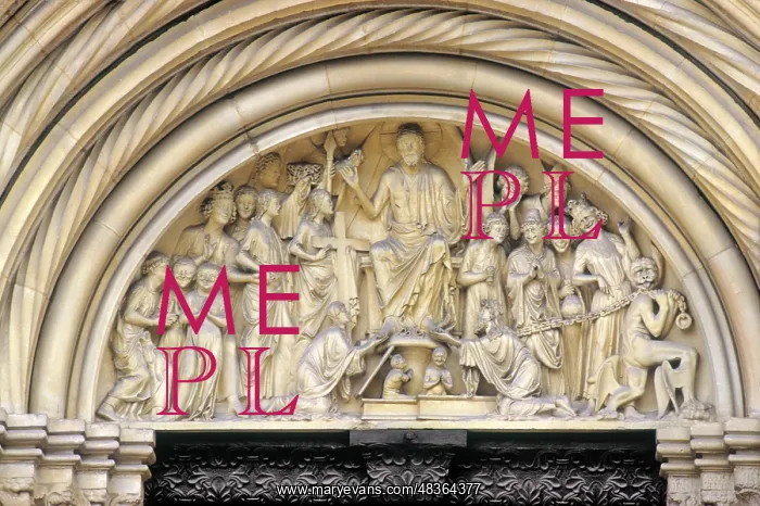 : Tympanum of Bamberg Cathedral : Tympanum of Bamberg Cathedral