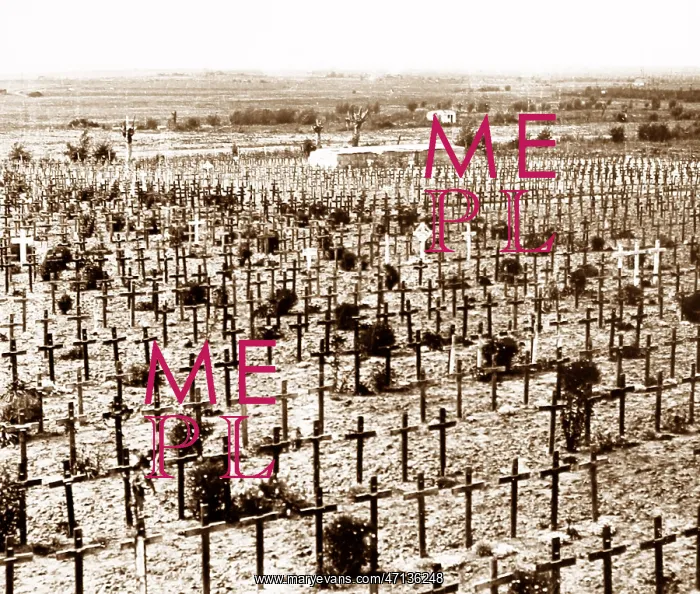 : Tyncot cemetery at Passchendale Ridge - WW1 : Tyncot cemetery at Passchendale Ridge - WW1