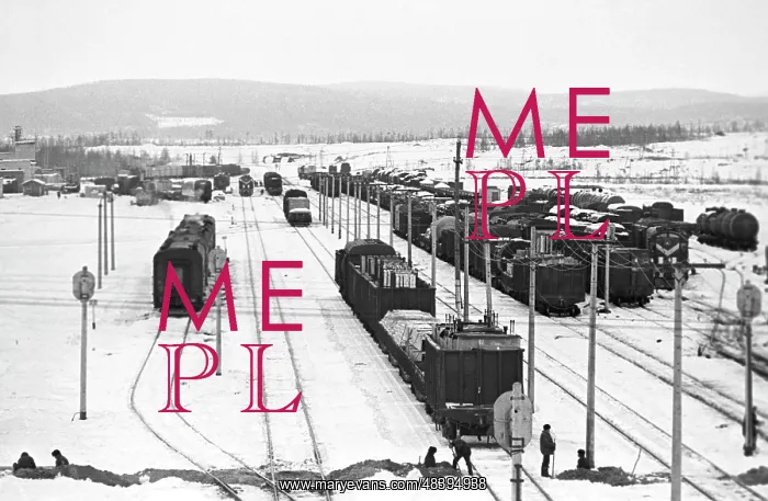 : Tynda railway station, 1977 : Tynda railway station, 1977